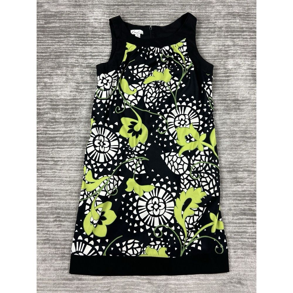 Kim Rogers‎ Dress Womens 12 Multicolor Floral Sleeveless Knee Length Casual